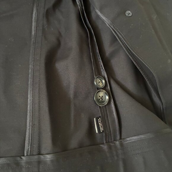 Linda Allard Ellen Tracy Black, Double Breasted  Crop Peacoat Style Jacket - Picture 11 of 11